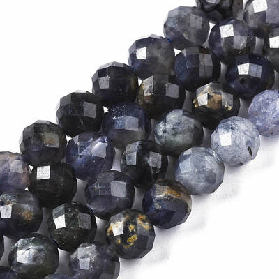 Natural Iolite/Cordierite/Dichroite Beads Strands