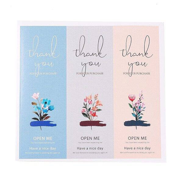 Self-Adhesive Paper Gift Tag Stickers
