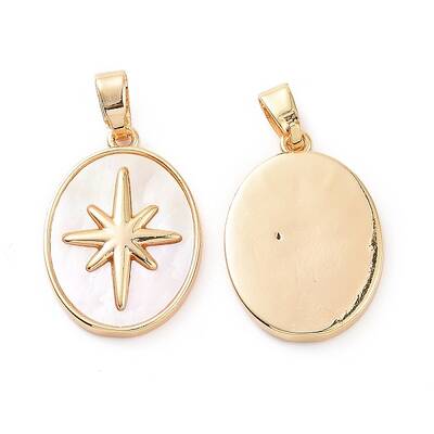 Brass Shell Pendants