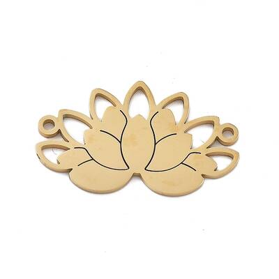 304 Stainless Steel Hollow Connector Charms
