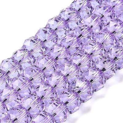 Transparent Glass Beads Strands