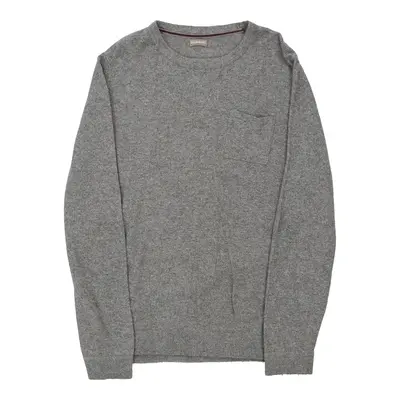 Napapijri Jumper - Large Grey Wool