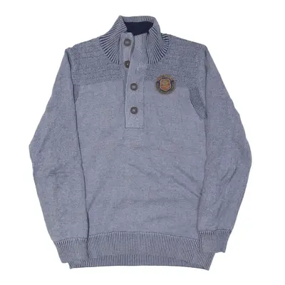 PME LEGEND Air Freighters Jumper Blue Tight Knit 1/4 Zip Mens M