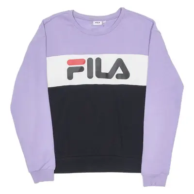 FILA Womens Sweatshirt Purple XL