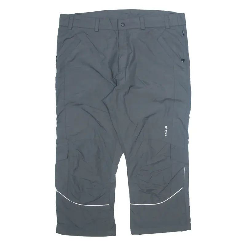 PULP Outdoor Trousers Grey Regular Straight Nylon Mens W44 L26