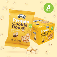 FUUL Protein Cookie Dough Bites - Chocolate Chip - 8 Count Box Snack