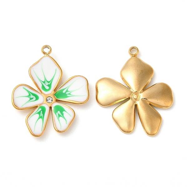 304 Stainless Steel Enamel Pendants