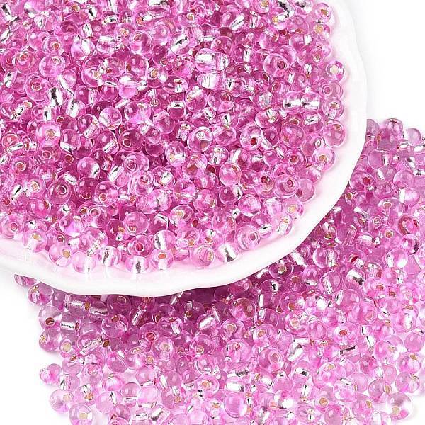 6/0 Baking Paint Transparent Glass Seed Beads
