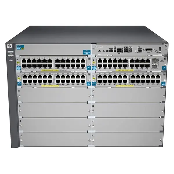 HP J8700A#ABA | ProCurve 5400 zl Series 5412zl-96G 96 x RJ-45 Ports 10/100/1000Base-T + 8 x open module Slots Layer 3 Managed...