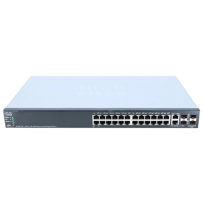 SF500-24P-K9-AU Cisco Small Business SF500-24P 24-Ports SFP 10/100Base-T PoE Manageable Layer 2 Rack-mountable 1U Fast Ethern...