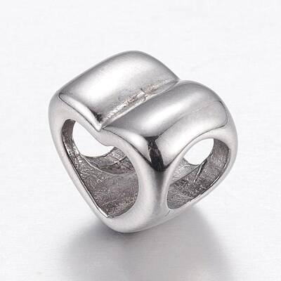 Tarnish Resistant 304 Stainless Steel European Beads