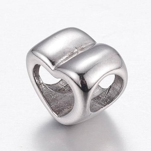 Tarnish Resistant 304 Stainless Steel European Beads