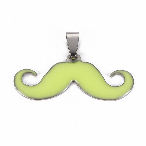 201 Stainless Steel Enamel Pendants