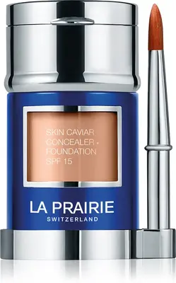 La Prairie Skin Caviar foundation and concealer SPF 15 shade NC-15 Crème Pêche 30 ml