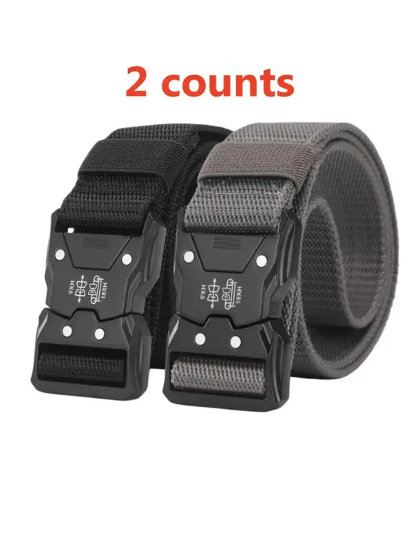 Tactical Waist Belt, Casual Waistband for Men, Durable Adjustable Metal Buckle Belts for Men, Unisex Accessories for Men and ...