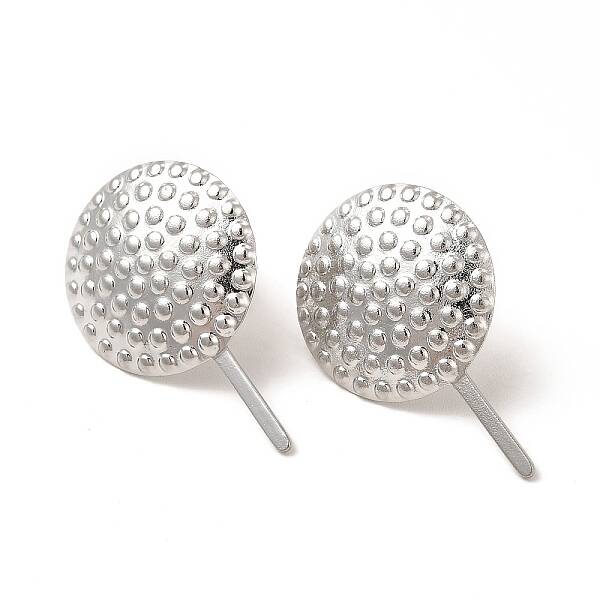 Non-Tarnish 304 Stainless Steel Lollipop Stud Earrings for Women