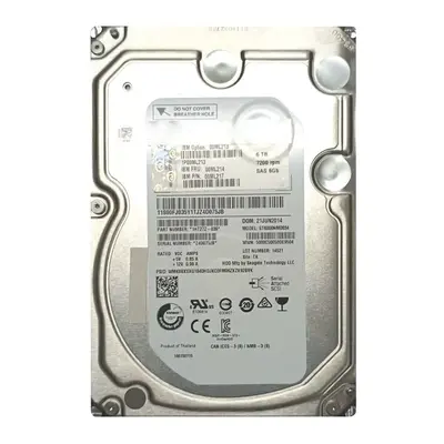 00ML214 IBM 6TB 6Gb/s SAS 7200 3.5-Inch Hard Drive