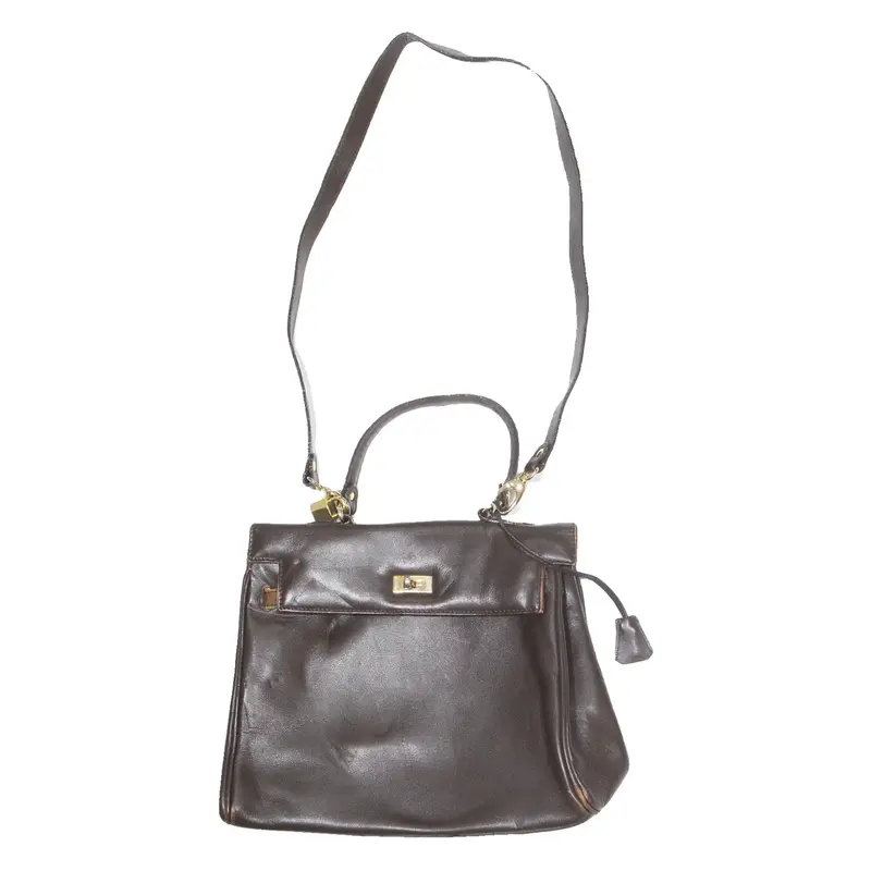 PENALIRA Womens Shoulder Bag Brown Synthetic