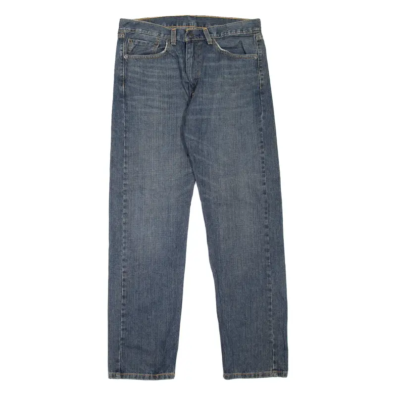 LEVI'S 505 Jeans Mens Blue Regular Straight W34 L32