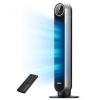 Dreo Tower Fans for Home, 2024 New 90° Oscillating Standing Fans with Remote, 24 ft/s Velocity Quiet Bedroom Fan, 4 Speeds, ...