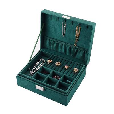 Velvet & Wood Jewelry Boxes