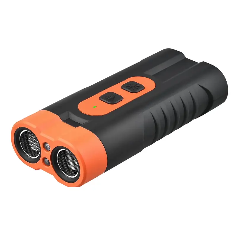 Dog BarkDeterrent Rechargeable Sonic Dog Repeller 25KHz Sonic Frequency Anti-Bark Device for 5Oft Range Indoor/Outdoor Use LE...