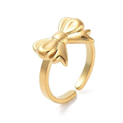 304 Stainless Steel Open Cuff Rings for Women