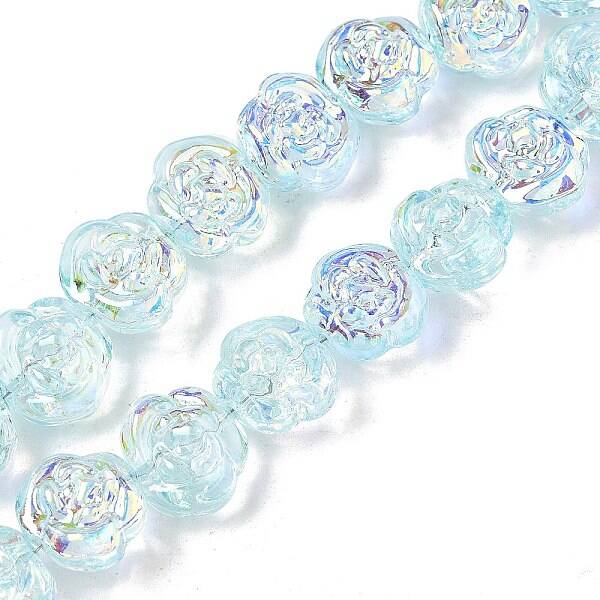 Electroplate Glass Beads Strands