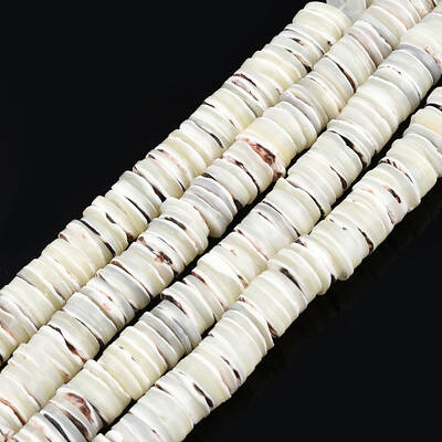 Natural Trochus Shell Beads Strands