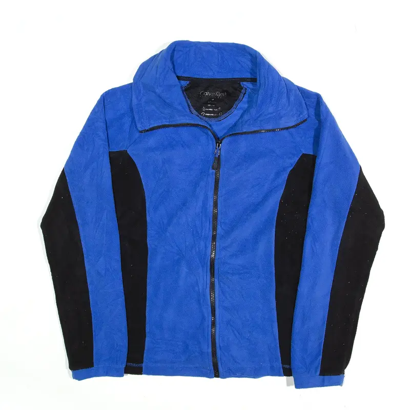CALVIN KLEIN Fleece Jacket Blue Mens S