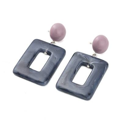 Alloy Plastic Studs Earrings for Women