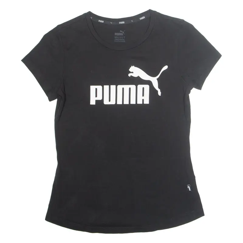 PUMA Womens T-Shirt Black XS
