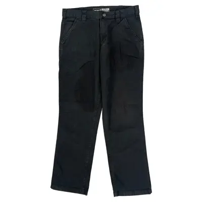 Carhartt Trousers - 32W 30L Black Cotton Blend