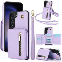 Card Wallet Case for Samsung Galaxy S25 Ultra Plus S24 S23 S22 Ultra Plus PU Leather RFID Blocking Card Wallet Flip Stand Cov...