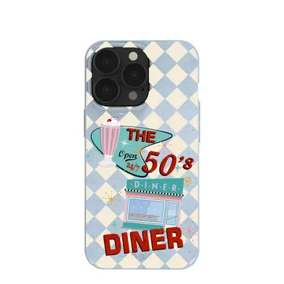 Powder Blue The 50s Diner iPhone 13 Pro Case