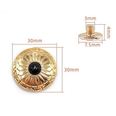 Alloy Decorative Buttons