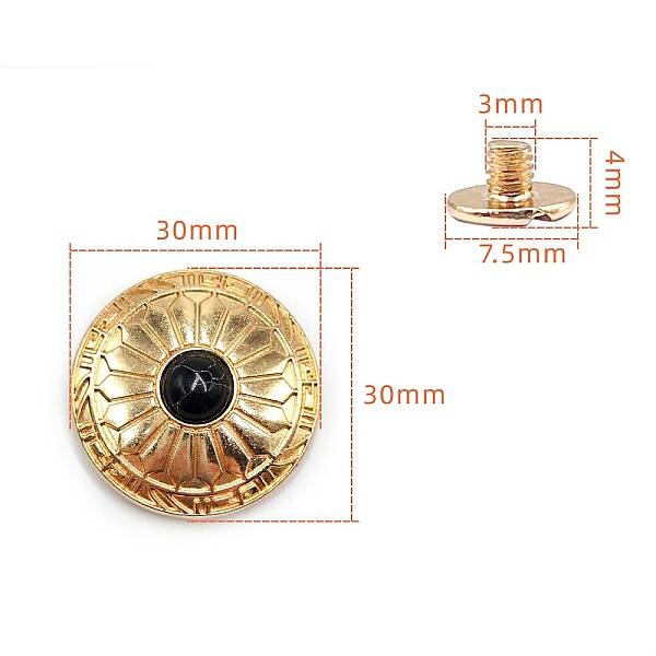 Alloy Decorative Buttons