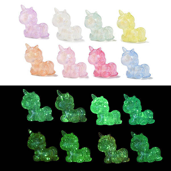 Luminous Transparent Acrylic Beads