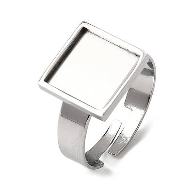 304 Stainless Steel Adjustable Ring Settings
