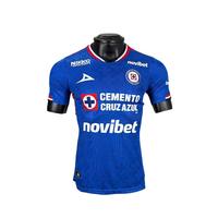 Cruz Azul Official Soccer Team Apparel 2025-26 Home Jersey Blue Novibet Cemento Cruz Azul Sports Fashion for Fans Comfortable...