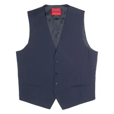 HUGO BOSS Mens Blazer Waistcoat Blue 90s M
