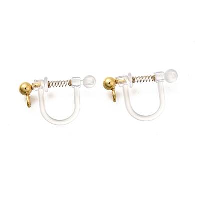 201 Stainless Steel Clip-on Earring Settings