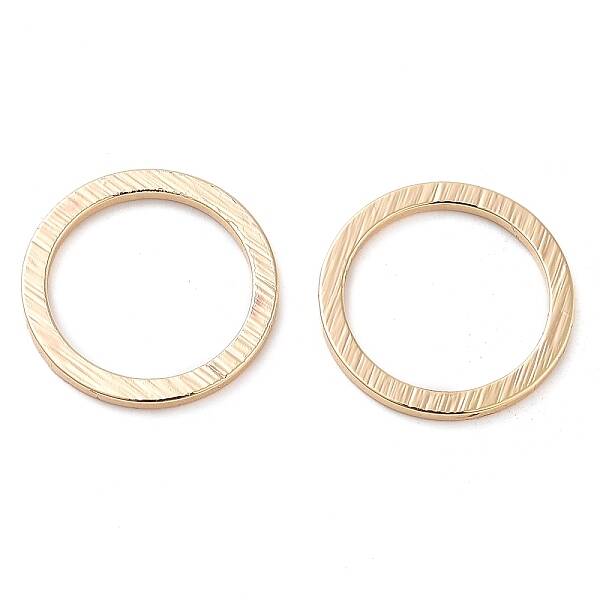Brass Textured Linking Rings