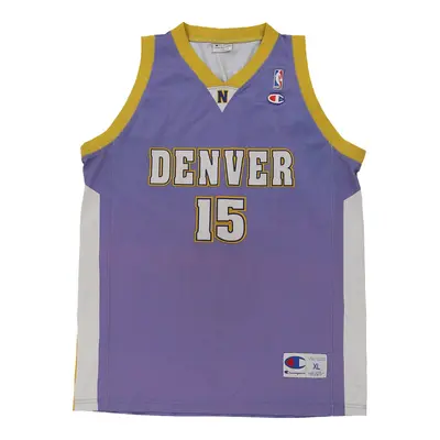 Denver Nuggets Anthony 15 Champion NBA Jersey - XL Purple Polyester