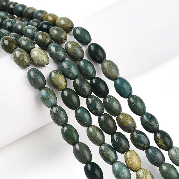 Natural Shoushan Jade Beads Strands