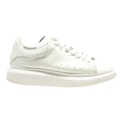 ALEXANDER MCQUEEN Platform Trainers White Leather Mens UK 9.5