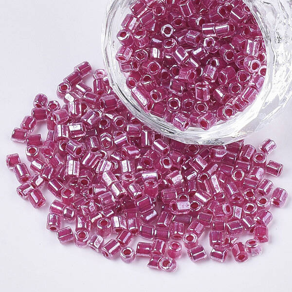 8/0 Two Cut Glass Seed Beads