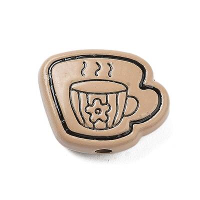 Spray Painted Alloy Beads