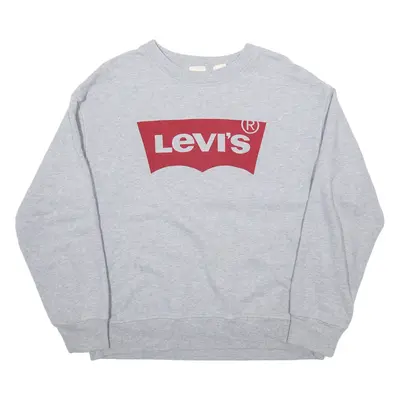 LEVI'S Mens Sweatshirt Grey S