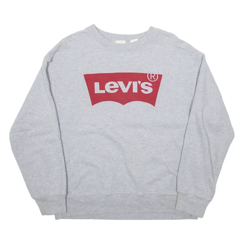 LEVI'S Mens Sweatshirt Grey S